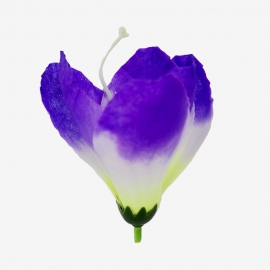 СБ Крокус бело-фиолетовый 10,5см (1уп-25шт) ПТ №1068 фото