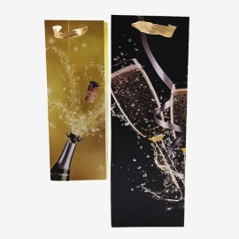 Пакет "Брызги шампанского" в ассортименте 12*36*9, шампанское фото