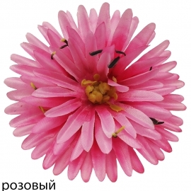 СБ Хризантема атлас 13см (1уп-30шт) розовый ПТ№1402 фото