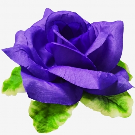 СБ Роза в листе 15см (1уп-15шт) фиолет КТ№65-16 фото