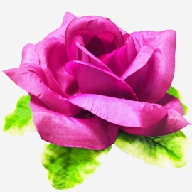 СБ Роза в листе (1уп-15шт) малина КТ№65-16 фото