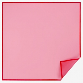 Листовая пленка с каймой 58*58см (1уп-20шт) красный МЭ фото