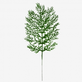 Ветка-лист водоросли мерцающий (1уп-10шт) зелёный РС№4.219 фото