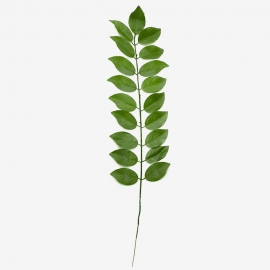 Ветка искусственного цветка Самшит зеленый КТ (1уп-20шт.) фото