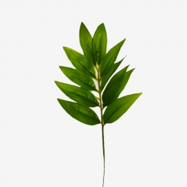 Ветка лист бамбук малый 35см (1уп-10шт) РС№152.48 фото