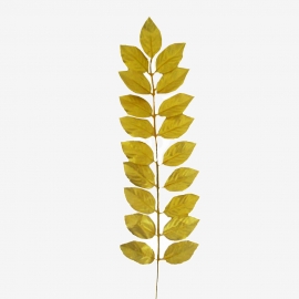 Ветка искусственного цветка Золото сатин КТ (1уп-20шт) фото