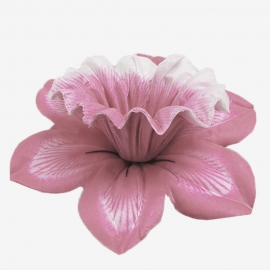 ПР Нарцисс принт средний 10см без тычинки (1уп-100шт) розовый КТ№89-34 фото