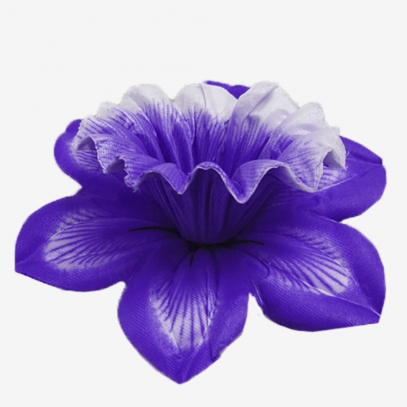 ПР Нарцисс принт средний 10см без тычинки (1уп-100шт) фиолет КТ№89-34 фото