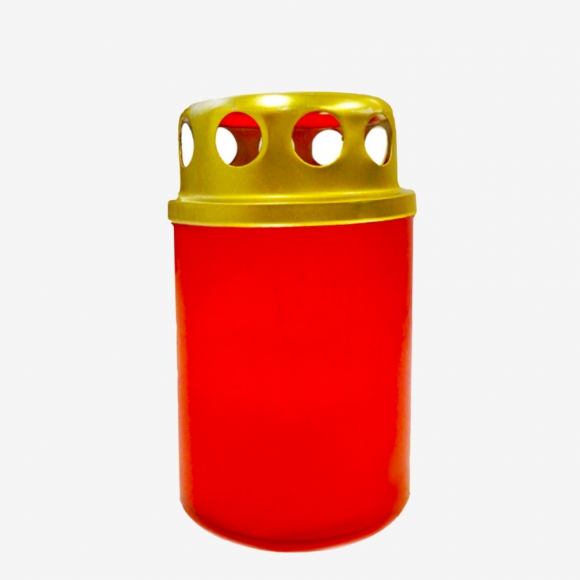 Лампада пластик красная h-7см(1уп-48шт) ПЛ№Z-011 продаётся упаковкой фото