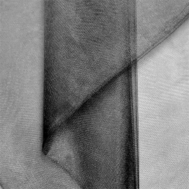 Ткань фатин "Кристалл" с/ж Турция b-3м (1р-50м) чёрный СР фото