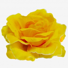 СБ Роза шелк 15см (1уп-25шт) жёлтый ПТ№1065 фото