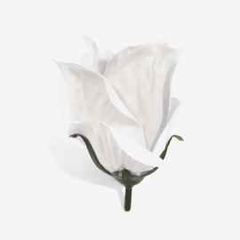 СБ Бутон розы 9см (1уп-20шт) белый ПТ№1337 фото