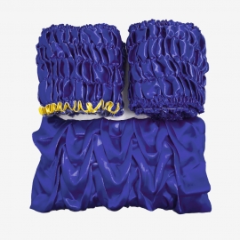 Чехол Лилия с золотой каймой т.синий ОД фото
