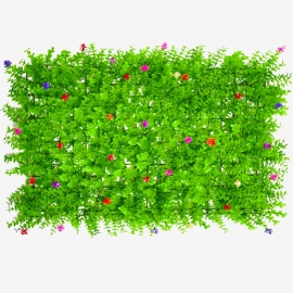 Коврик-газон с цветами 60*40 (1уп-20шт) фото