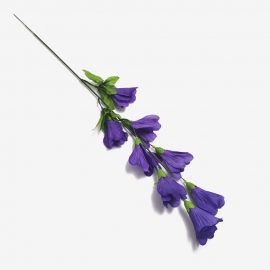 Ветка Эдельвейс 55см (1уп-20шт одного цвета) фиолет фото