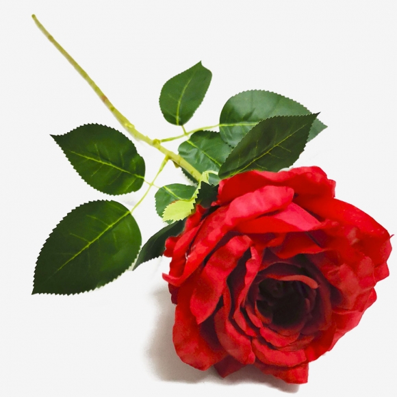 Ветка Роза 1г/78см (1уп-10шт) красный фото