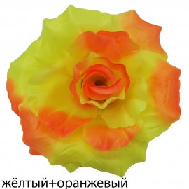СБ Роза гигант (1уп-20шт) жёлтый+оранж КТ№89-6А фото