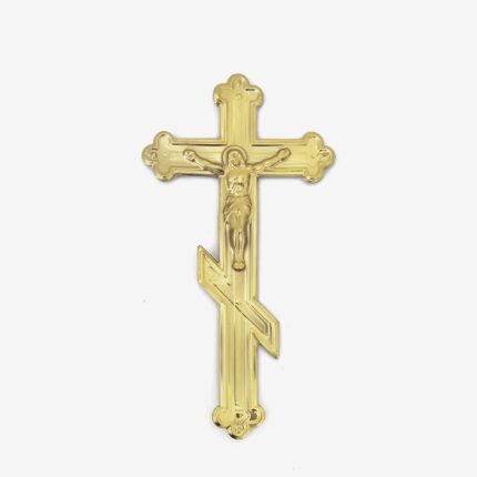 Накладка "Крест средний с распятием" 25*13,5см (1уп-50шт)