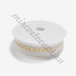 Лента декор. «Forever love you» полиэт. 3см*30м золото МЭ