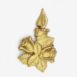 Свеча 235*155 с розой (1уп-50шт)
