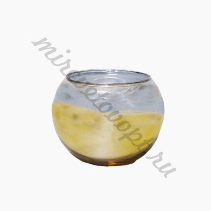Ваза "Golden glass" золото ЭТ№ВС003