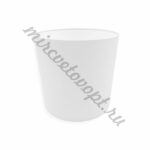 Коробка круглая без крышки 20*20 белый ТЗУ