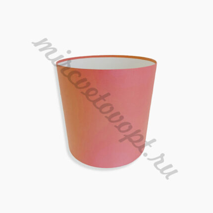 Коробка круглая без крышки 25*25 красный ТЗУ