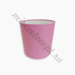 Коробка круглая без крышки 25*25 т.розовый ТЗУ