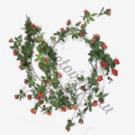 Лиана Роза мелкая 1,7м/54головы красный комби