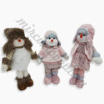 Игрушка Снеговик девочка/мальчик 50см
