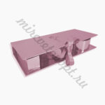 Коробка подарочная «I love you» 45,6*19,5*6,8Н св.розовый МЭ